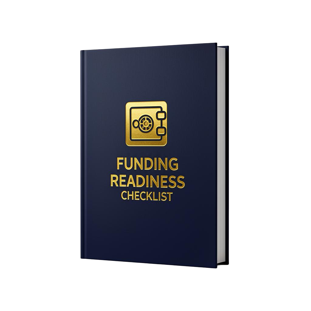 Funding Readiness Checklist 3D mockup